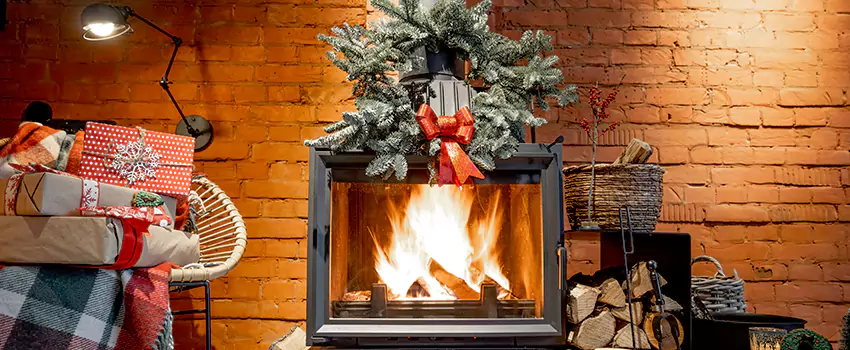 Travis Industries Linear Gas Fireplace Installation in Williamstown, New Jersey