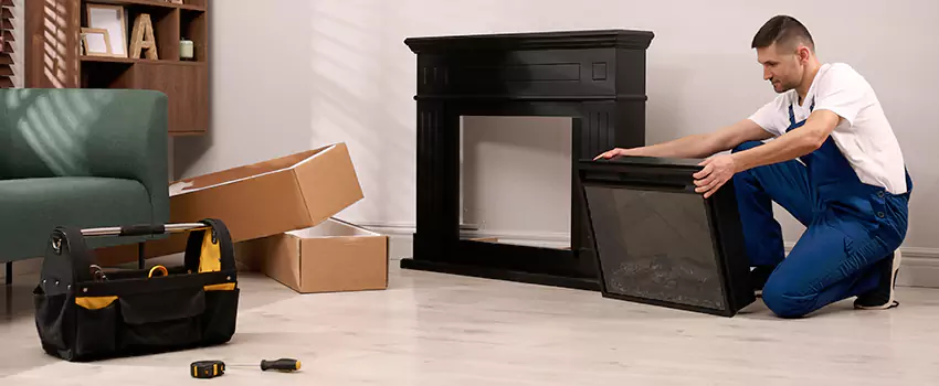 Old Rusted Metal Fireplace Repair And Replacement in Williamstown, NJ